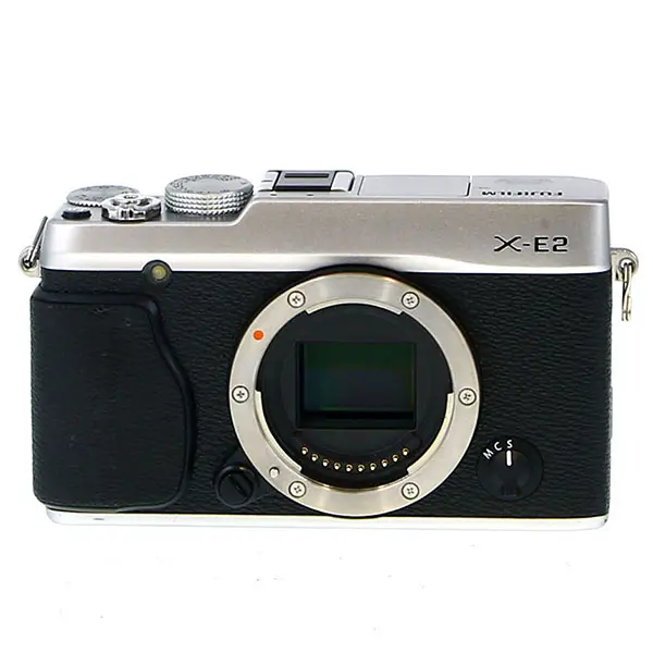 FUJIFILM X-E2 Mirrorless Camera Body, Silver {16.3MP}