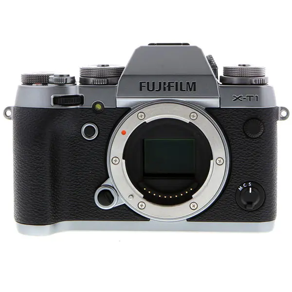 FUJIFILM X-T1 Mirrorless Camera Body, Graphite Silver {16.3MP} without EF-X8 Flash