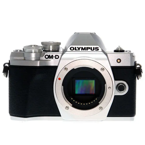 Olympus OM-D E-M10 Mark III Mirrorless MFT (Micro Four Thirds) Camera Body, Silver {16.1MP}