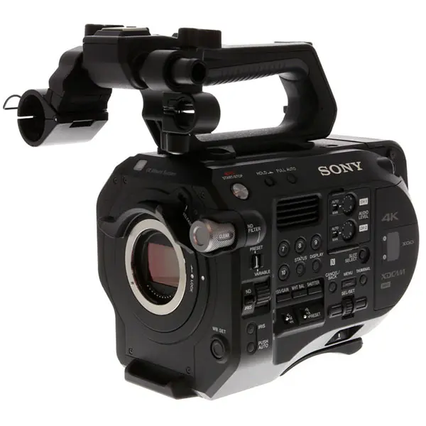 Sony Video PXW-FS7M2 XDCAM Super35 Digital Camera, Black {4K25p} with Top Handle, LCD Viewfinder, Grip Remote Control (Uses E-Mount Lenses)