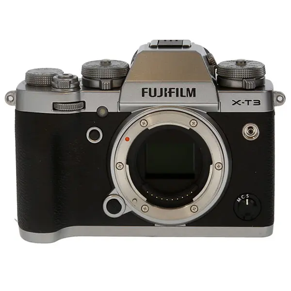FUJIFILM X-T3 Mirrorless Camera Body, Silver {26.1MP} without EF-X8 Flash