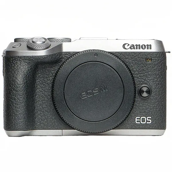 Canon EOS M6 Mark II Mirrorless Camera Body, Silver {32.5MP}