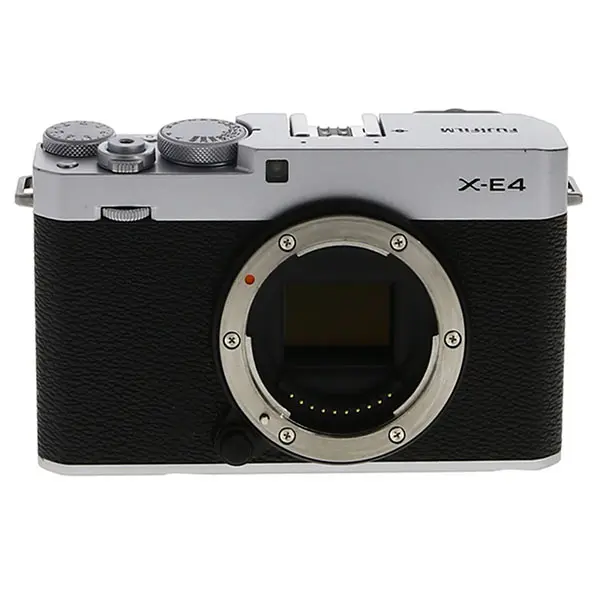 FUJIFILM X-E4 Mirrorless Camera Body, Silver {26.1MP}