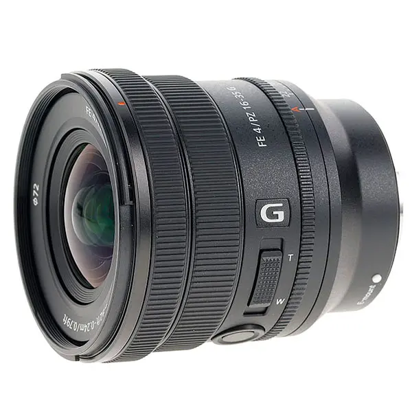 Sony FE PZ 16-35mm f/4 G Full-Frame Autofocus Lens for E-Mount, Black {72} SELP1635G